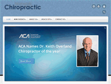 Tablet Screenshot of norwalkchiropractic.com